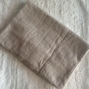 Beddy's Alexandria Luxe Sham Cover Beige Tan Neutral Thick Cotton Blend Luxury‎